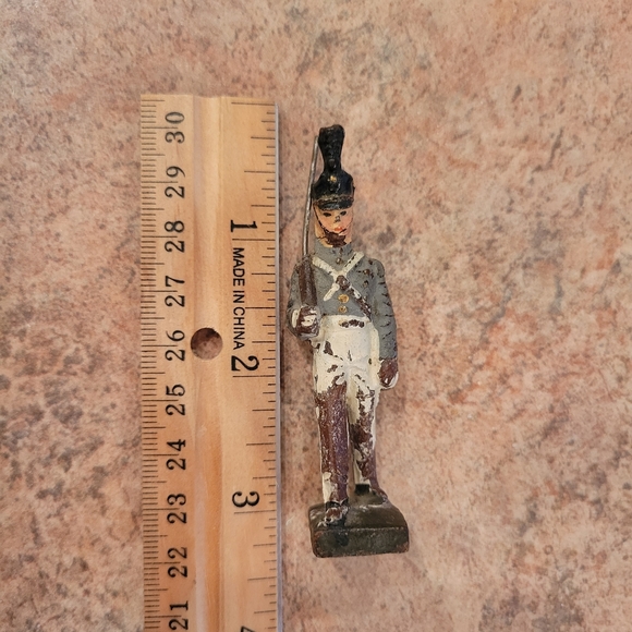 Vintage Lineol Germany Miniature Soldier ~ 1930s(?) ~ Antique ~ Military ~ - Picture 14 of 15